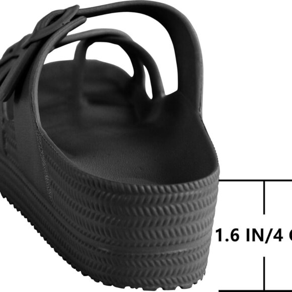 Women's Waterproof EVA Sandals with Arch Support Lightweight Beach Slides - Picture 4 of 5